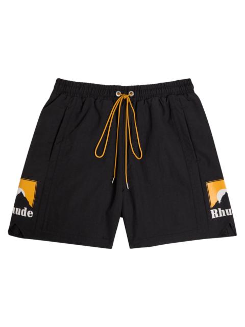Rhude Rhude Moonlight Printed Shell Shorts