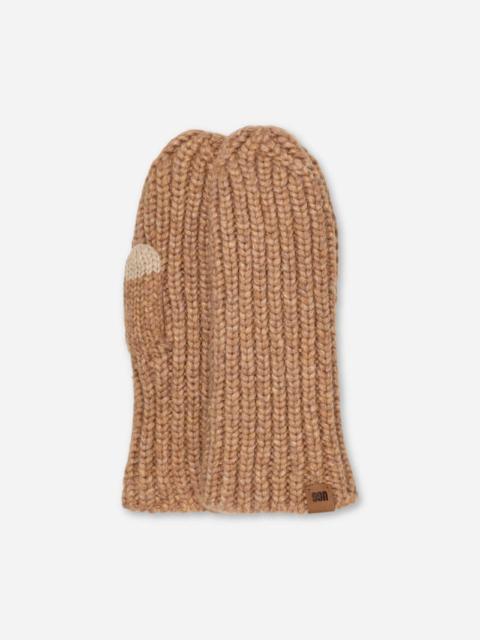 UGG ® Women's Chunky Rib Mitten Knit in Camel