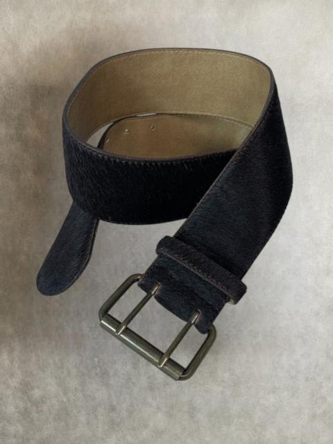 Other Designers Archival Clothing - GOA pony hair leather roller belt