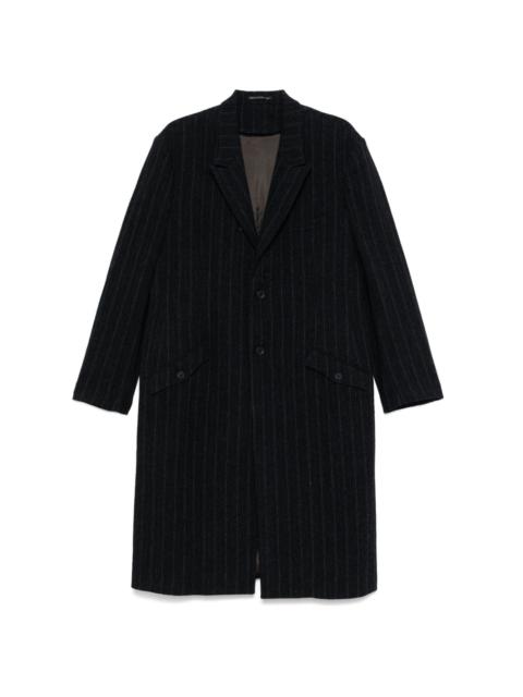 pinstriped coat