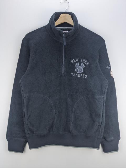 Other Designers Steals🔥Fleece Sweater Quarter Zipper by Uniqlo NY Yankees