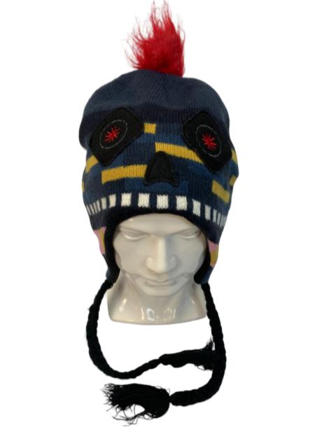 Other Designers Designer - DESIGNER COLOURED CABLE KNIT UNISEX BEANIE HAT CAP