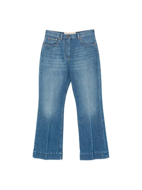 Valentino Blue Denim - Flared Jeans Women