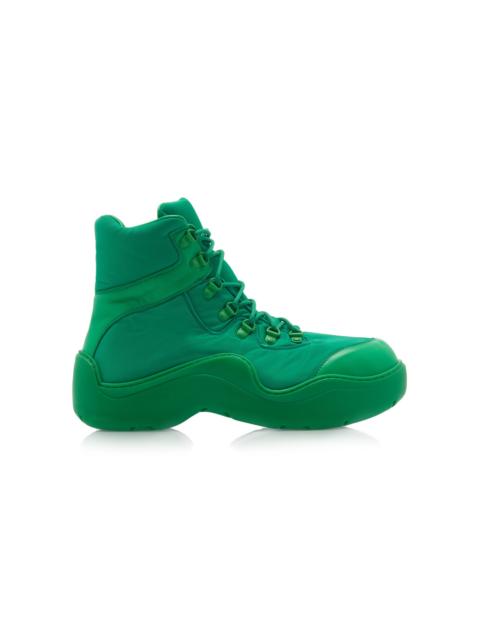 Bottega Veneta Puddle Bomber Boots green