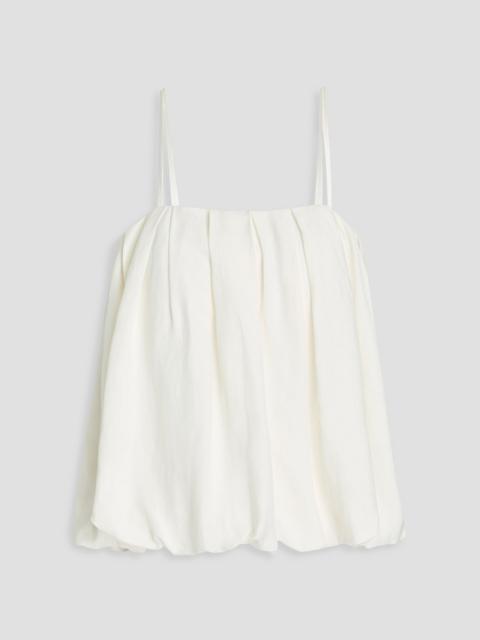 maje Pleated twill top