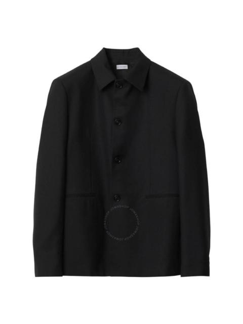Burberry Button-Down Wool Tailored Jacket