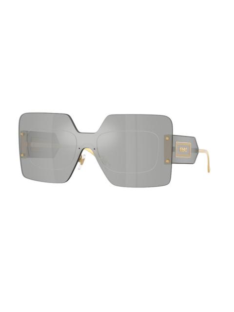 VERSACE Versace Silver Shield Ladies Sunglasses VE2277 10018V 142