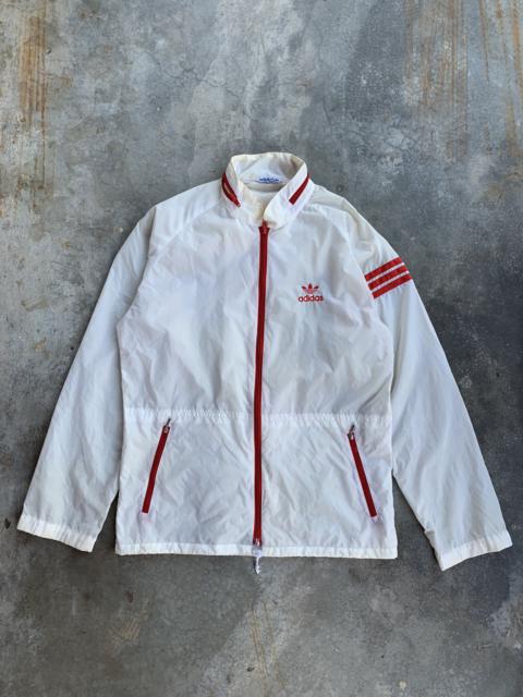 adidas Vintage 80s Adidas Trefoil Windbreaker Light Jacket