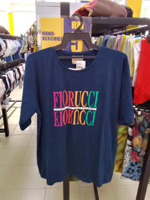 Other Designers vintage new old stock Fiorucci mirror spellout tshirt ovp vintage made in italy 