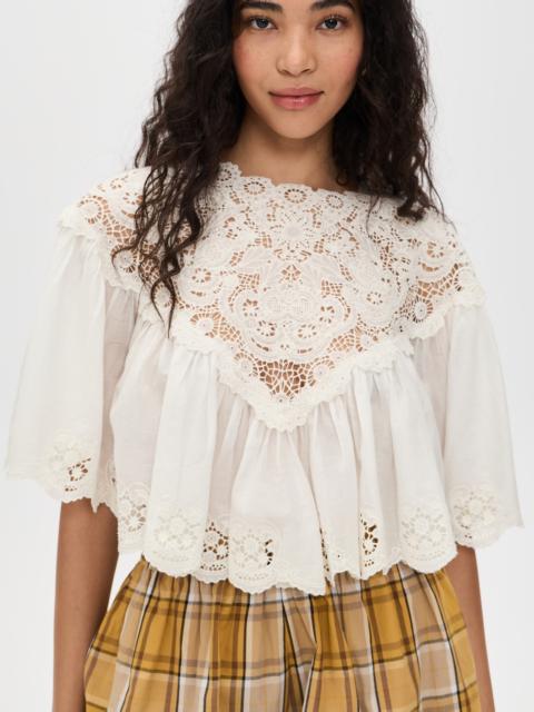 Sea Sofia Embroidery Top