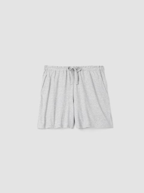 EILEEN FISHER Mélange Organic Cotton Interlock Sleep Shorts