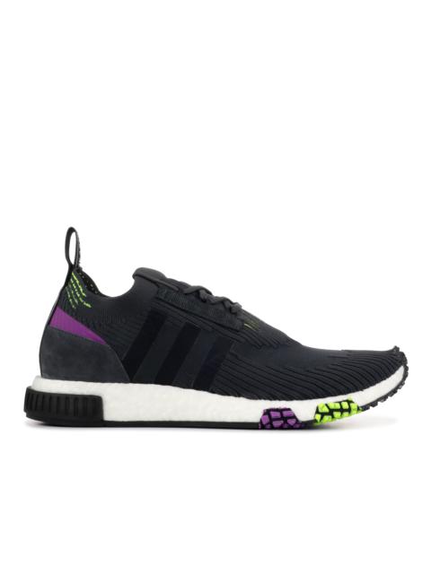 adidas NMD_RACER PK 'CARBON SOLAR YELLOW PURPLE'