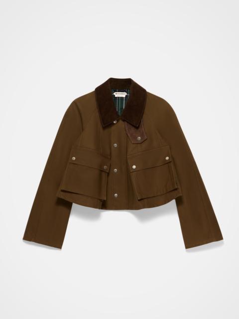JW Anderson WOMENS BARN JACKET IN DARK OLIVE