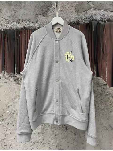 Hermès Hermès Cotton Bomber Jacket in grey