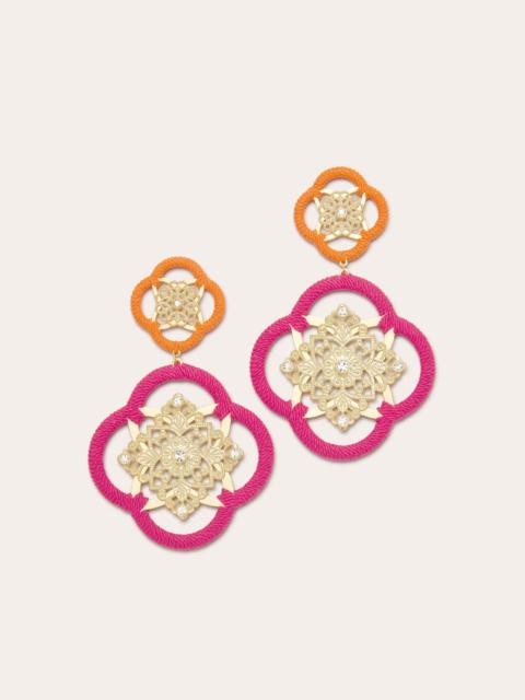 RAMY BROOK Anya Medallion Drop Earrings