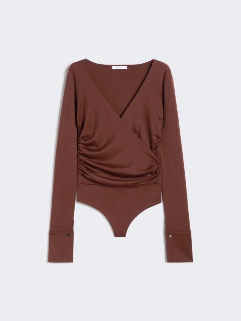 Max Mara NIGELLA Wool jersey bodysuit