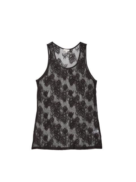 Fleur du Mal Unisex Bouquet Lace Tank