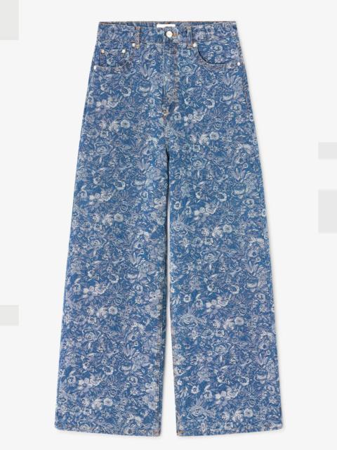 GANNI Tapestry Denim Baggy Jeans