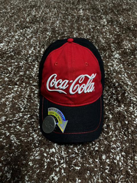 Other Designers Vintage - Coca-Cola Adjustable & Black Bottle Opener Denim Hat Red