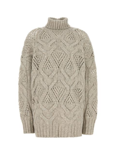 Sportmax Grey wool blend Edicola oversize sweater