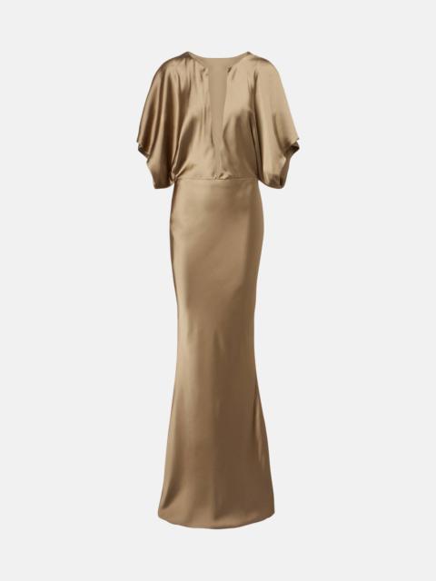NORMA KAMALI Obie satin gown
