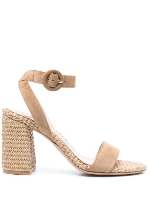 Gianvito Rossi 85mm suede sandals