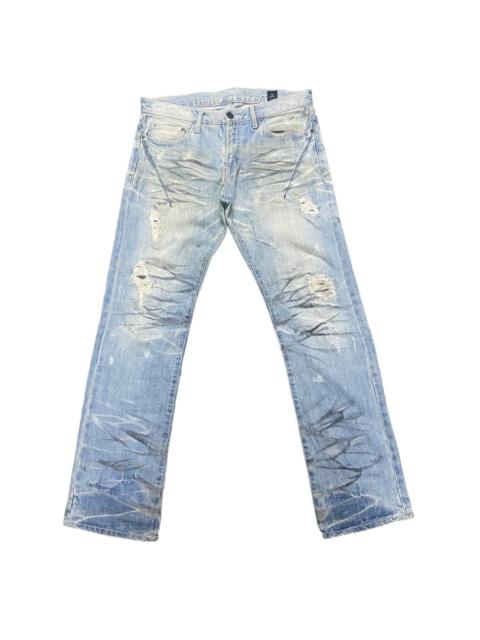 If Six Was Nine - Semantic Design Clawmark Thrashed Denim Jeans
