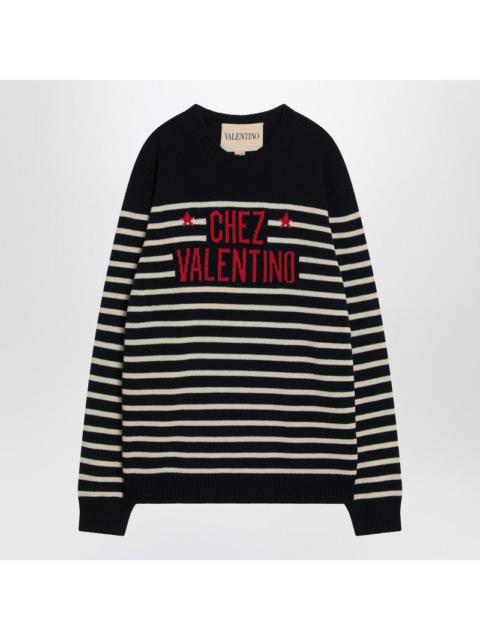 Valentino Valentino Sweater With Jacquard Pattern Chez Valentino Men