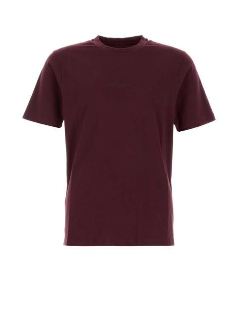 C.P. Company Men Plum Cotton T-Shirt