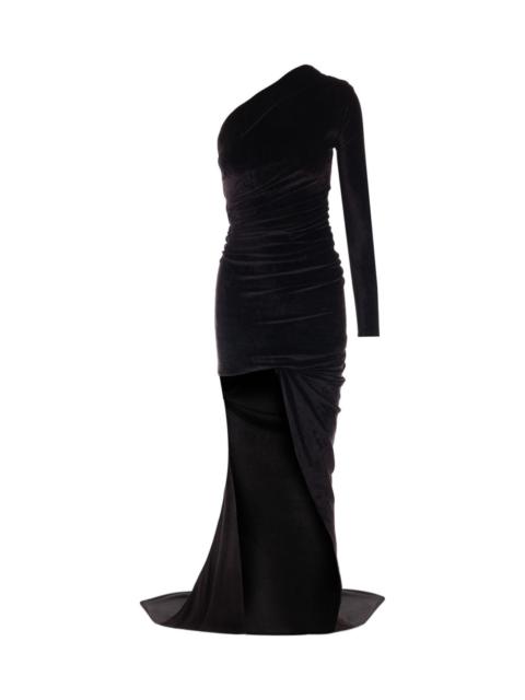 BALENCIAGA Velvet long dress
