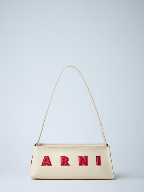 Marni Leather Baguette Musuem Shoulder Bag