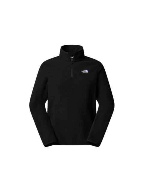 The North Face The North Face Glacier Fleece 1/4 Zip Hoodie Black