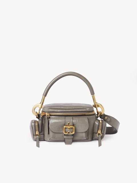 Chloé SMALL CAMERA BAG IN CROCO-EFFECT LEATHER