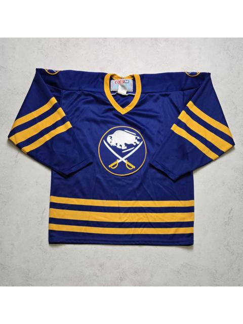 Other Designers Vintage 90s NHL Buffalo Sabres CCM Blue Jersey Retro Logo