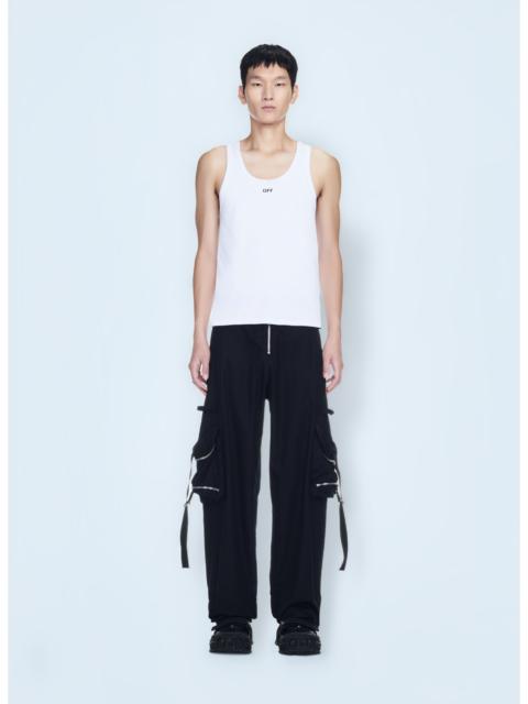 Off White Men Off Stamp Rib Tank Top