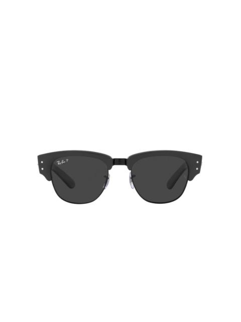 Mega Clubmaster logo-lettering sunglasses