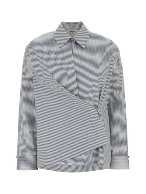 FENDI Fendi Women Embroidered Poplin Shirt