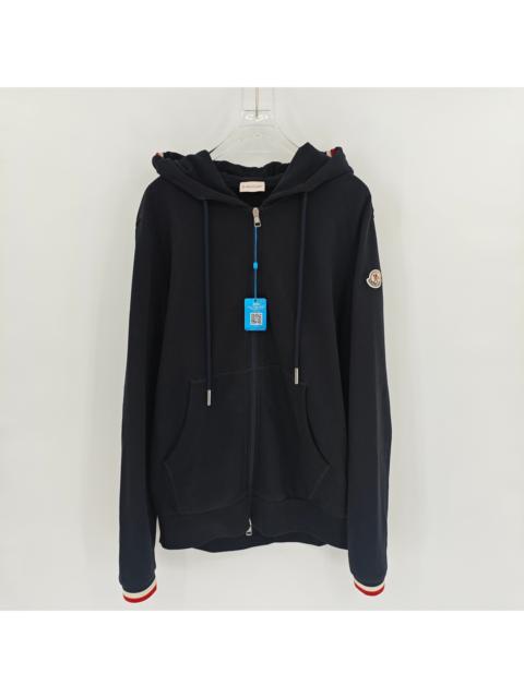 Moncler Moncler classic tricolor striped sweatshirt jacket