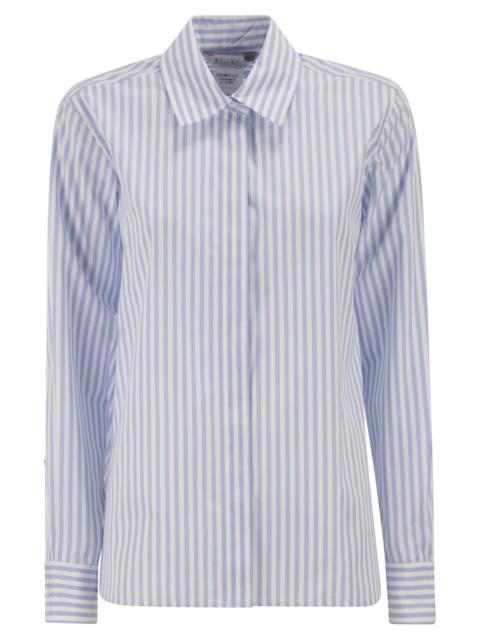 Max Mara Maxmara Women Mxmaccenni - Striped Poplin Shirt