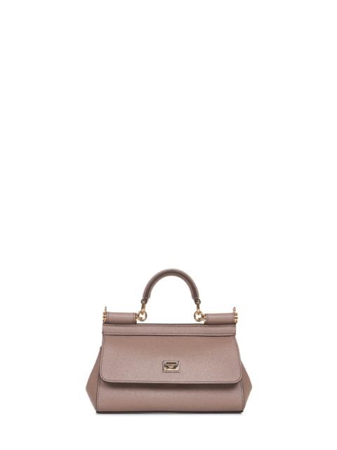 Dolce & Gabbana Dolce & Gabbana Women Taupe Small Sicily Handbag