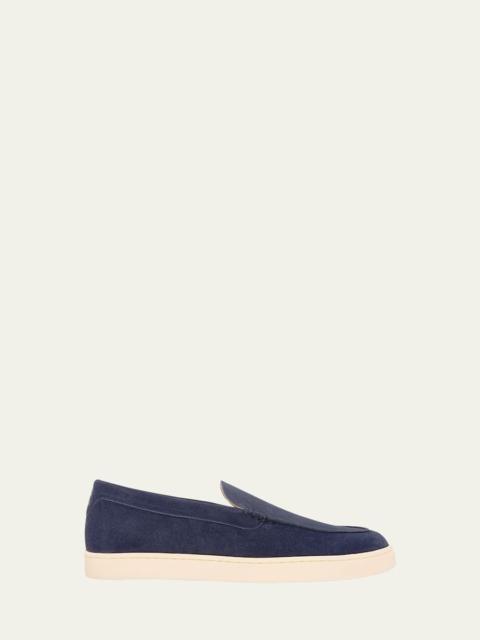 Brunello Cucinelli Men's Hybrid Venetian Suede Slip-Ons