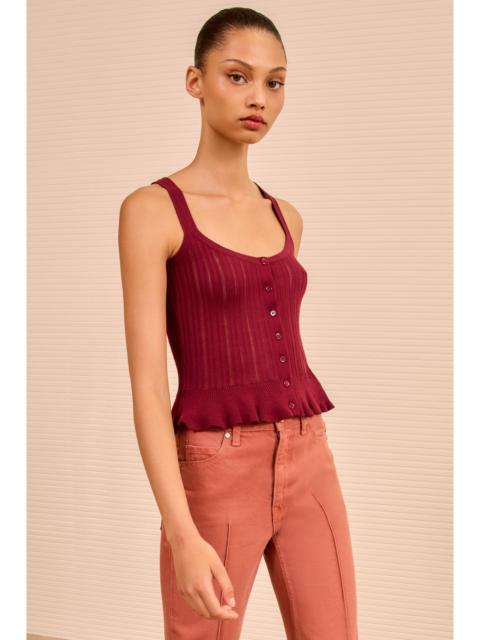 ULLA JOHNSON Callie Knit Camisole