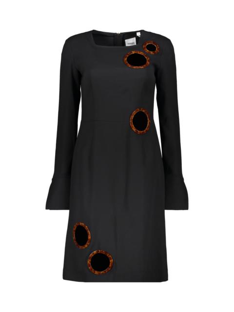 Burberry Silk Dress With Applications