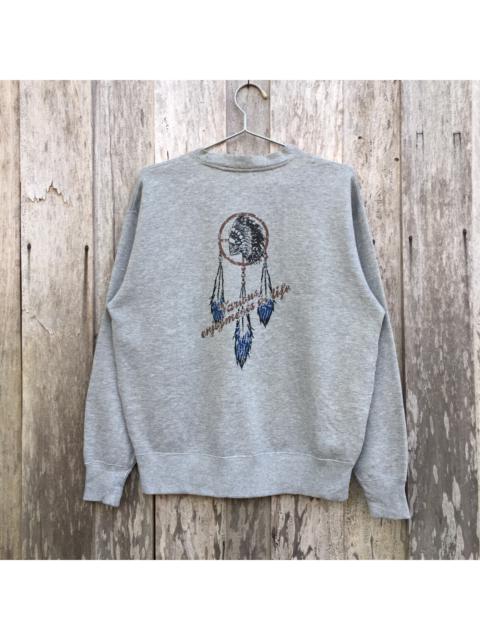 Other Designers Vintage - Vintage Beaumere Native Apache Dream Catcher Sweatshirt