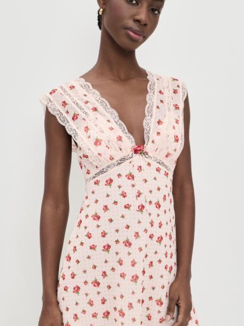 For Love & Lemons Leah Mini Slip Dress