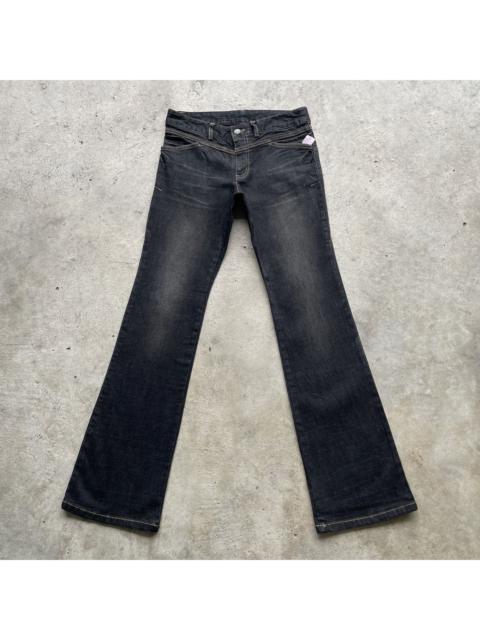 Other Designers Vintage Japanese Brand Black Jeans FLARE Denim Pants W29
