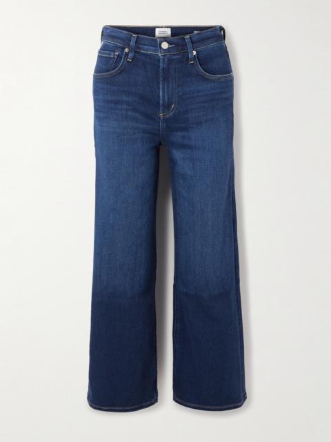 Citizens of Humanity Lyra Cropped High-rise Wide-leg Jeans