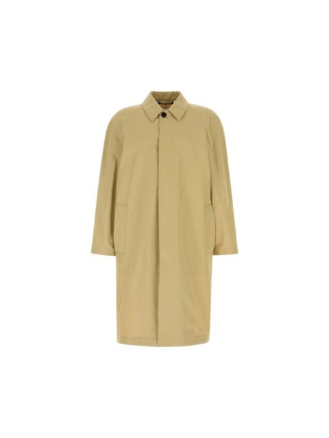 Burberry BURBERRY Beige Cotton Overcoat New & Authentic (Men's size:M