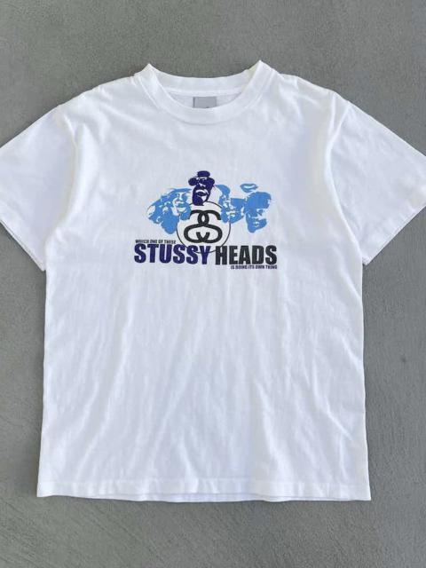STEAL! Vintage 1990s Stussy Heads Logo Tee (S)
