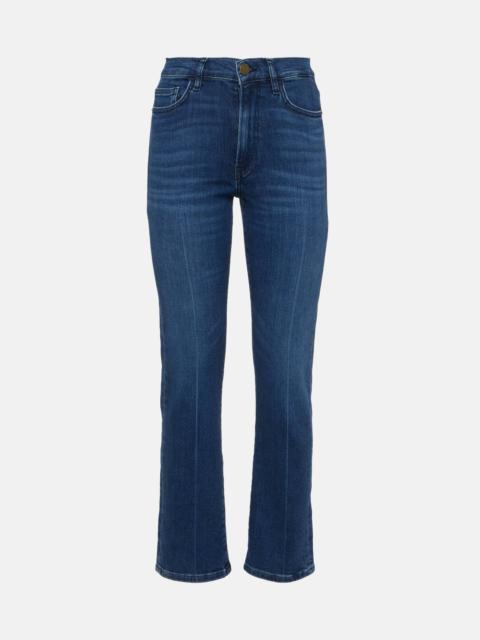 FRAME Le High Straight mid-rise jeans